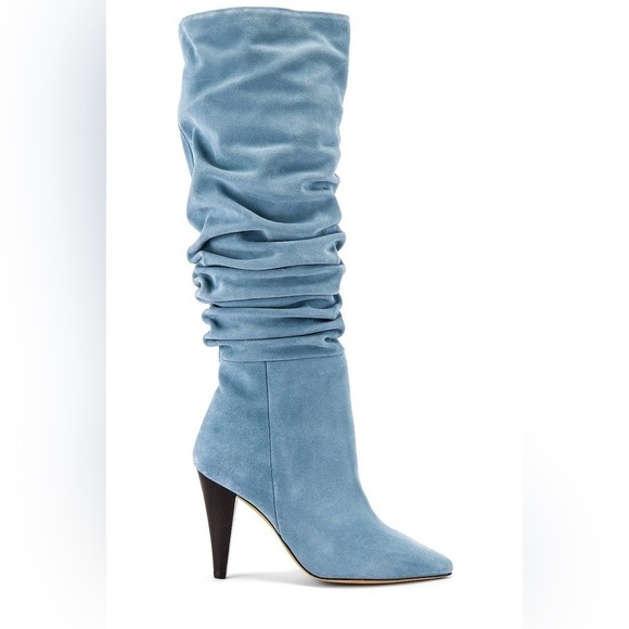IRO Shoes - Nwt IRO Revolve Bailey Boot In Light Blue Suede Knee High Boot SIZE 36-6